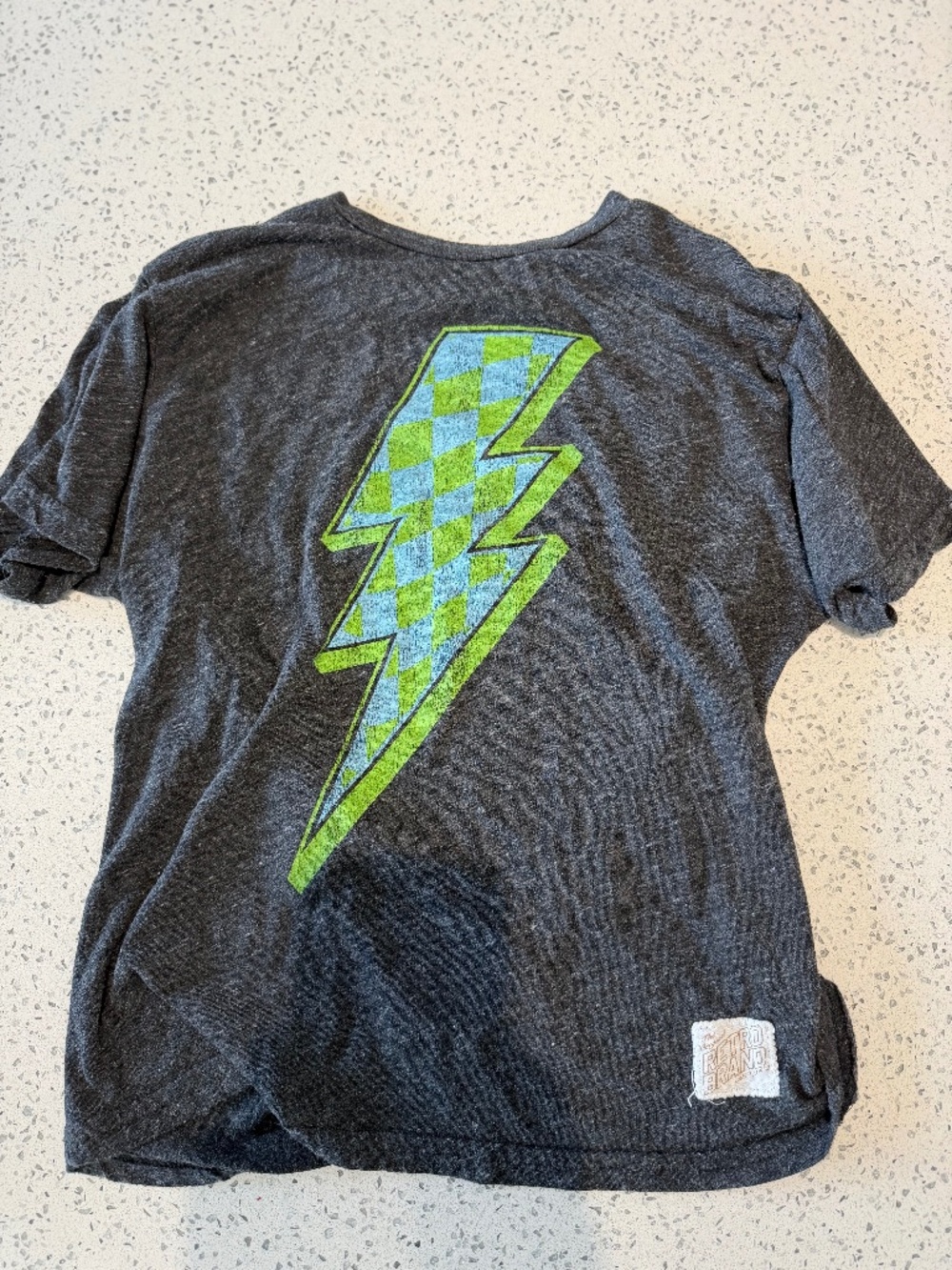 Retro Brand Cotton Lightning Bolt T-Shirt Boys Size YXL